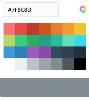 Box Color Palette